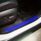 4-Piece Carbon Fiber Door Sill Guards for Tesla Model X (2015-2020)