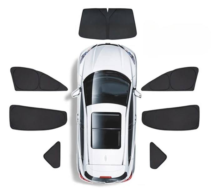 Tesla Model 3 Whole Car Sun Visor with Mesh Side Window Sunshade