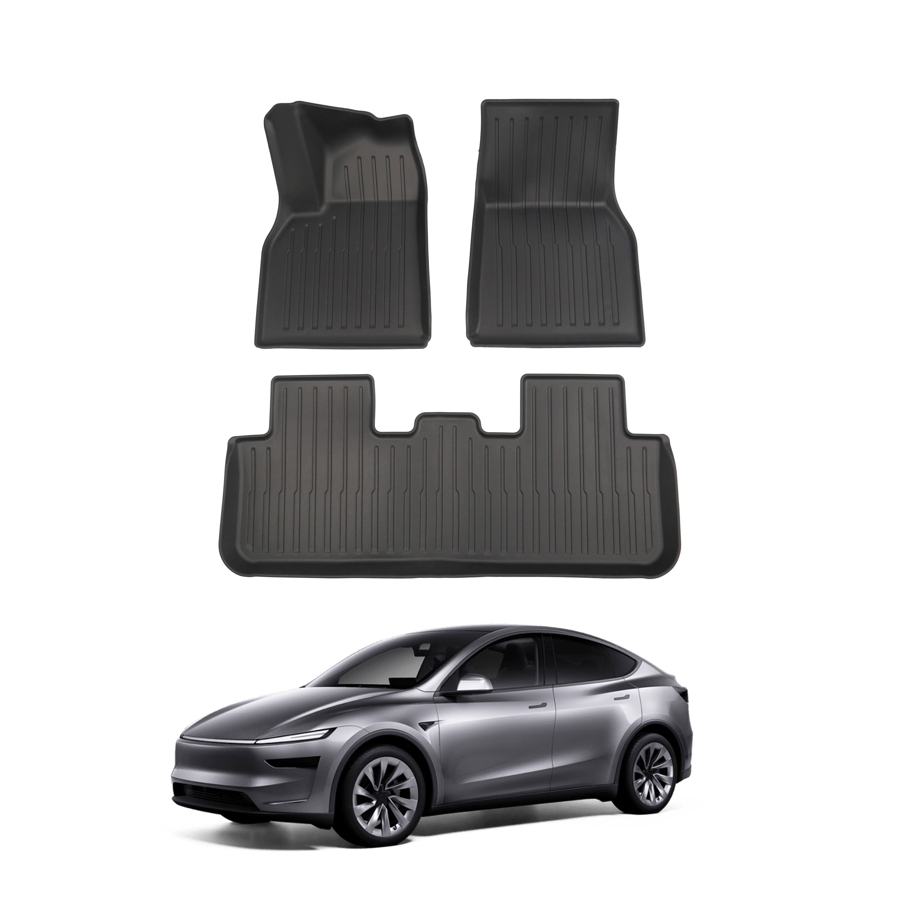 2020-2025 Tesla Model Y Floor Mats Full Set