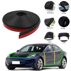 Model 3/Y Wind Noise Reduction Kit Quiet Seal Kit For Tesla