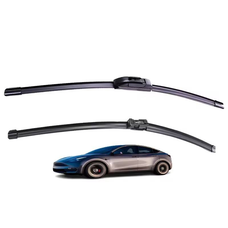 Tesla Model 3/Y Silicone Windshield Wiper Blades (2-Piece Set)