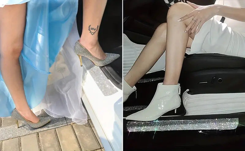 4-Piece Carbon Fiber Door Sill Guards for Tesla Model X (2015-2020)