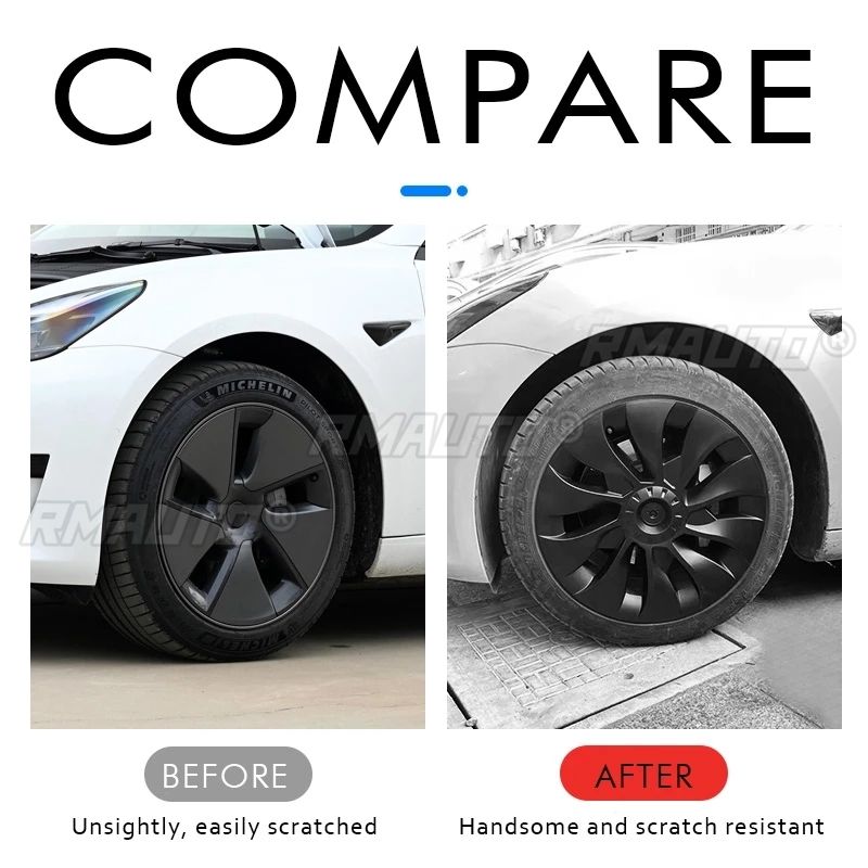 Wheel Cover Replacement Tesla Hubcaps Model 3/Y Accessories