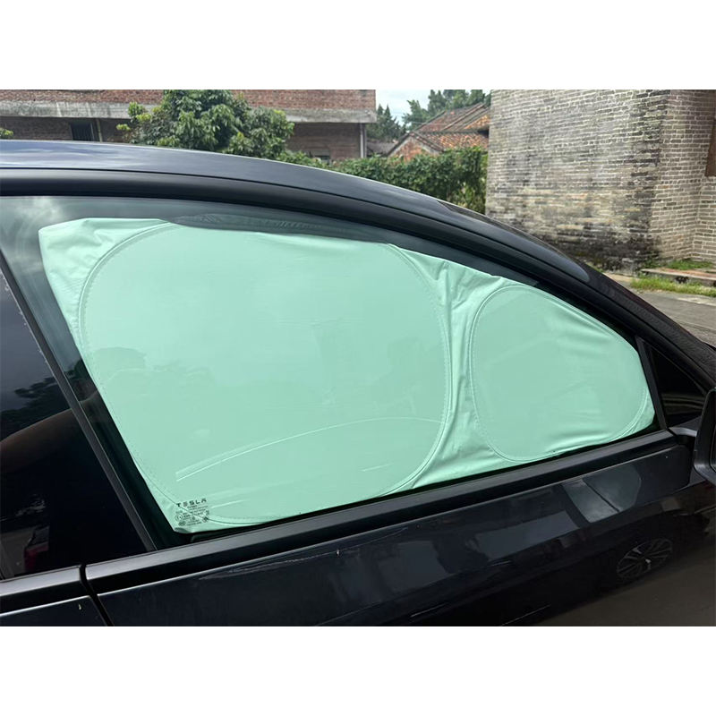 Tesla Model 3 Whole Car Sun Visor with Mesh Side Window Sunshade
