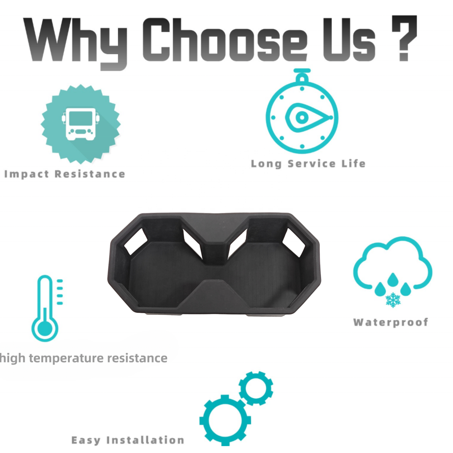 Center Console Tesla Cup holder for Cybertruck