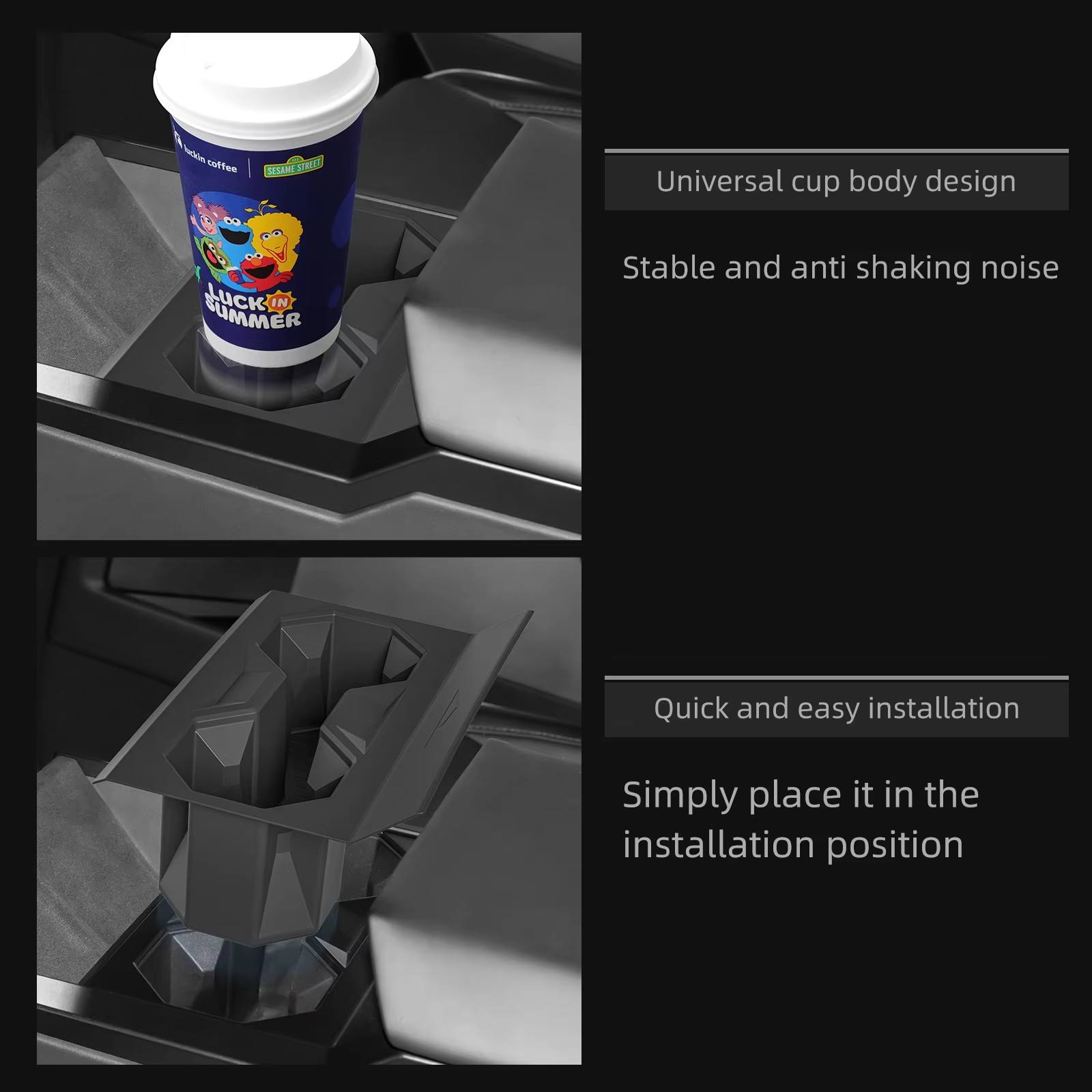 Cup Holder Central Control Drinks Holder for Cybertruck