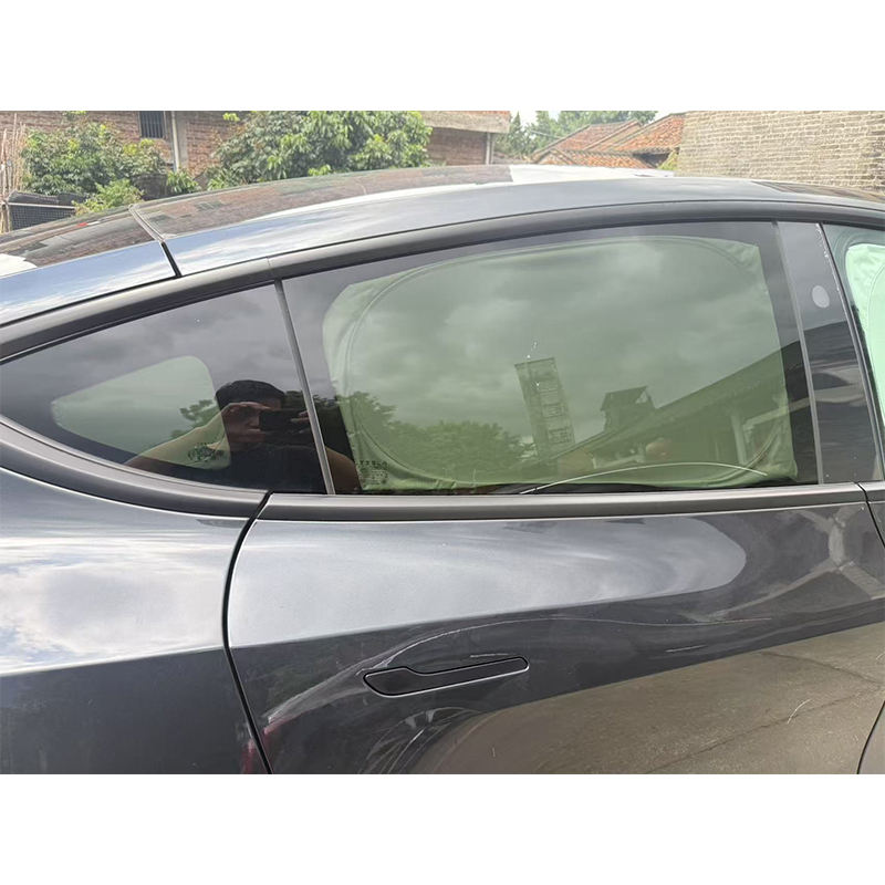 Tesla Model 3 Whole Car Sun Visor with Mesh Side Window Sunshade