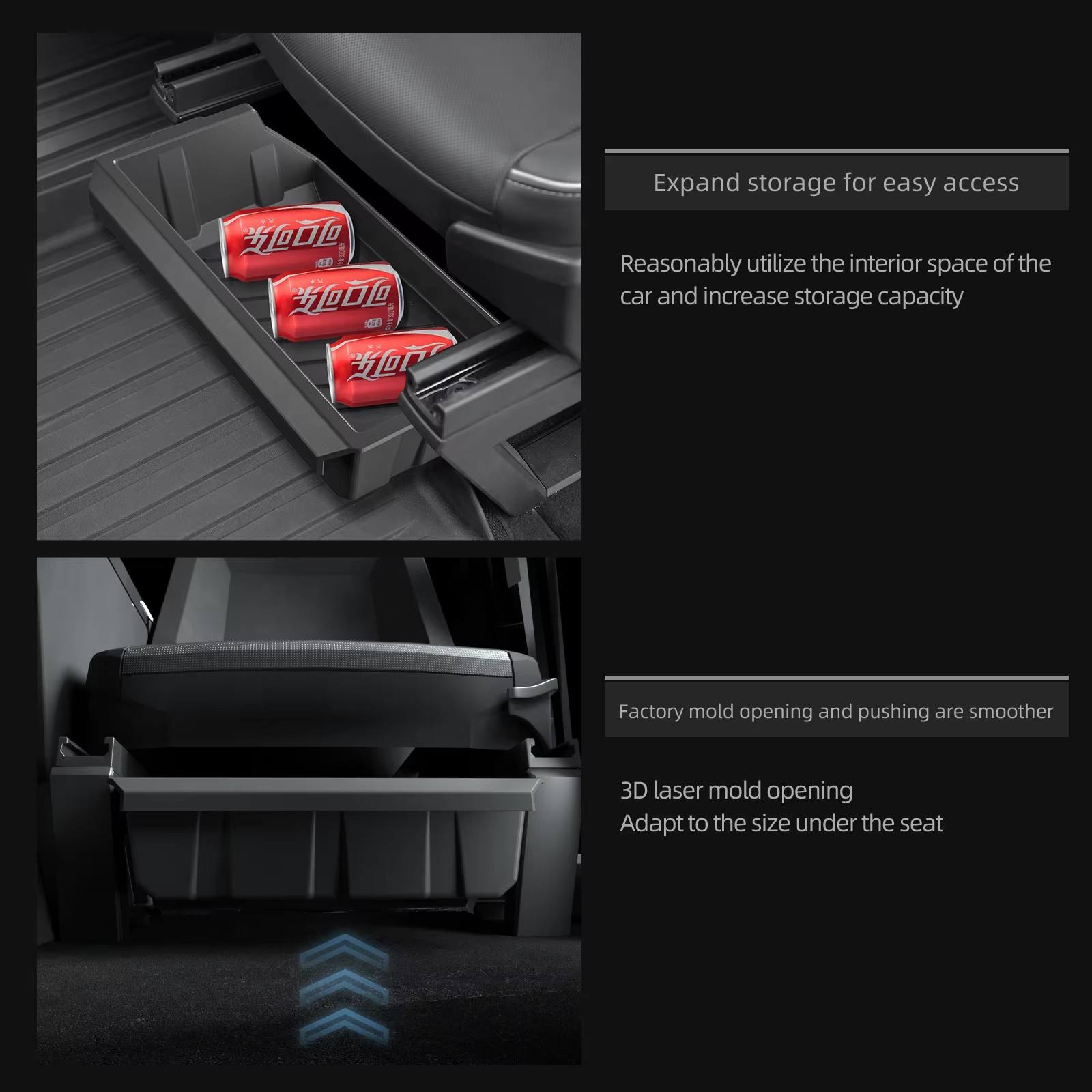 Push Pull Storage Box for 2024 Tesla Cybertruck