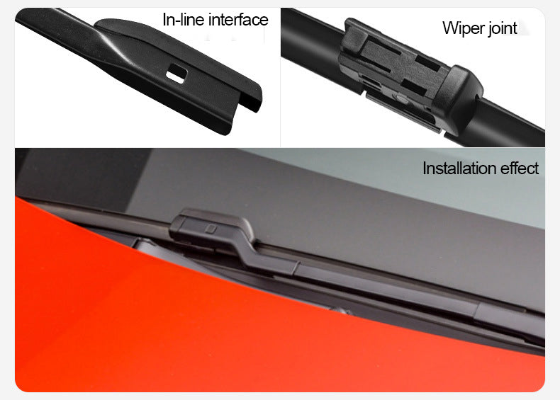 Tesla Model 3/Y Silicone Windshield Wiper Blades (2-Piece Set)