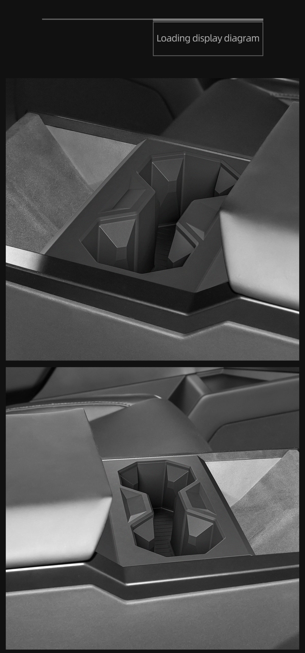 Cup Holder Central Control Drinks Holder for Cybertruck