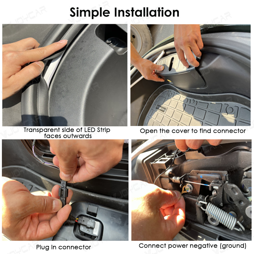 Tesla Model 3/Y/S/X Frunk Ambient Lighting - Stylish LED Upgrade