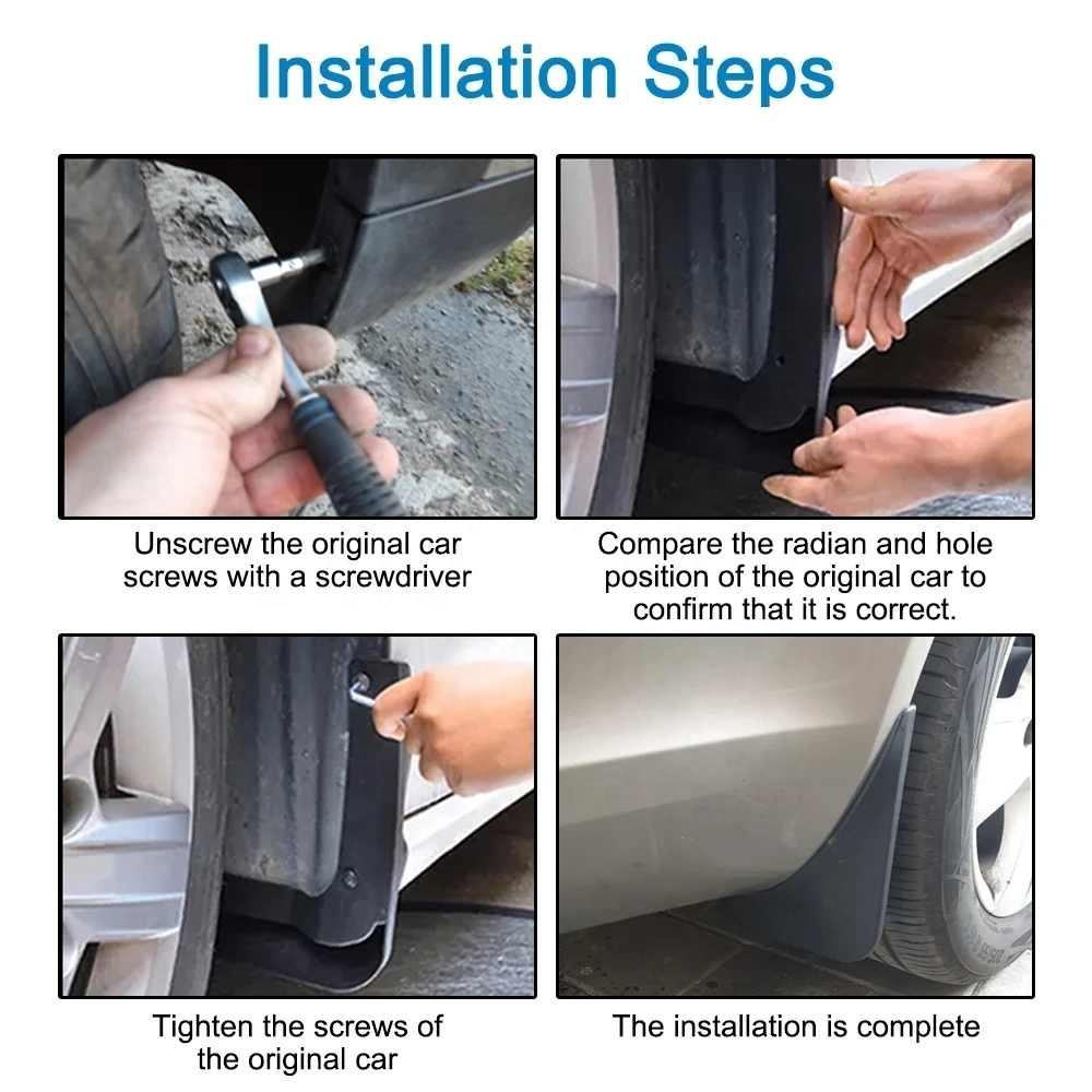 Model 3/Y Mud Flap Splash Guards