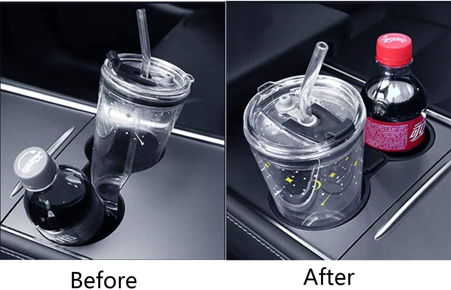 Cup Holder Insert for Tesla Model 3/Y